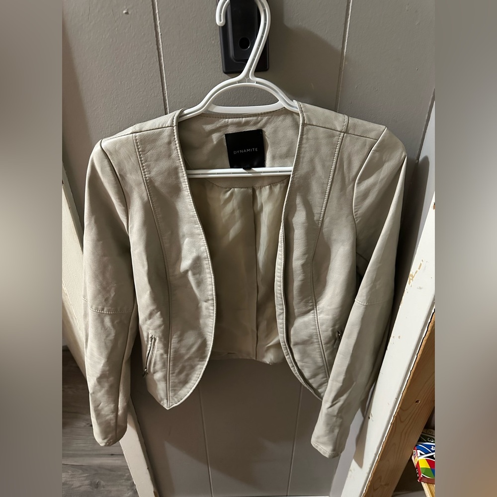 Dynamite faux leather jacket